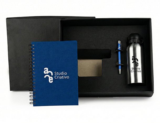 Kit Caderno Com Acess�rios - 3 P�s